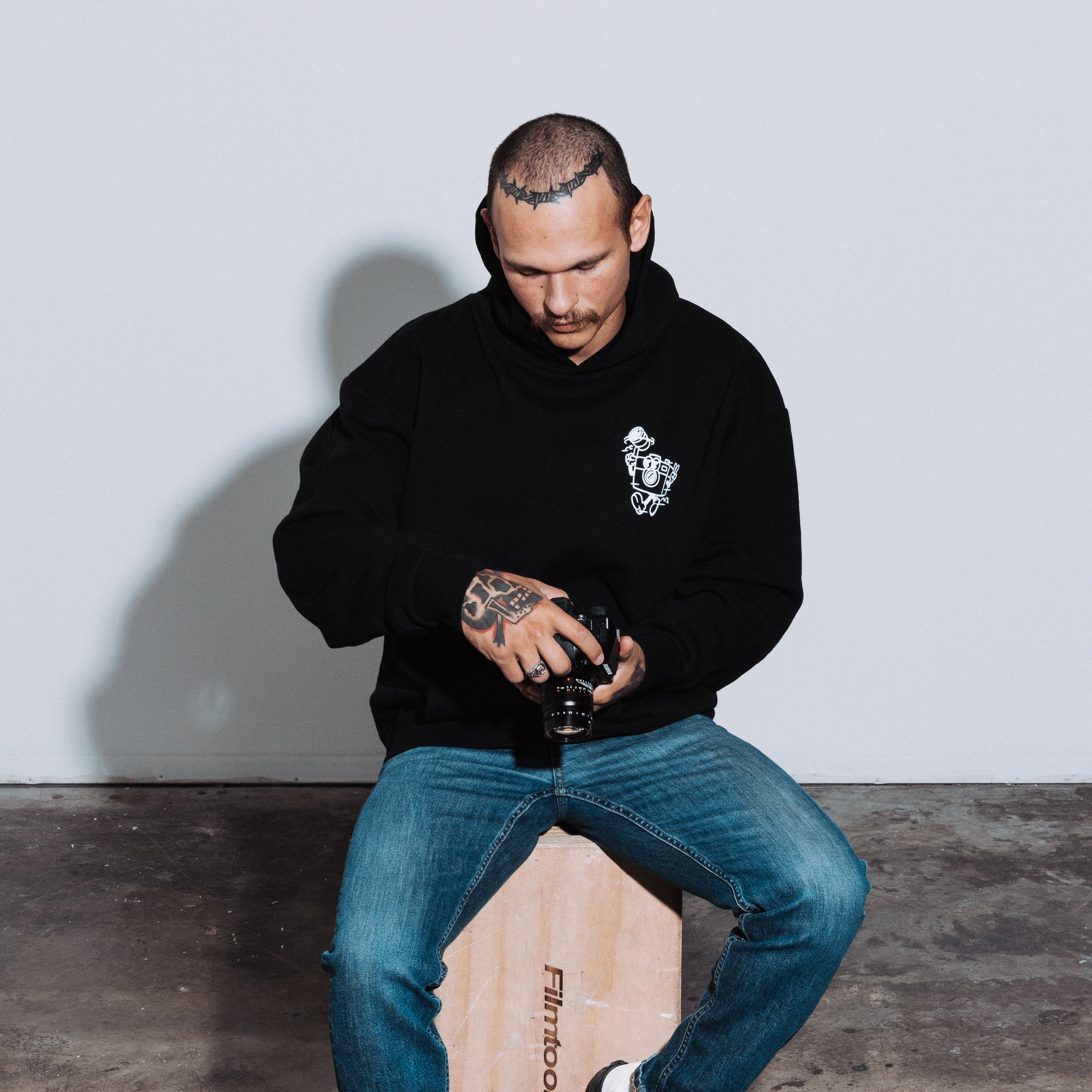 Camera Cartoon Hoodie