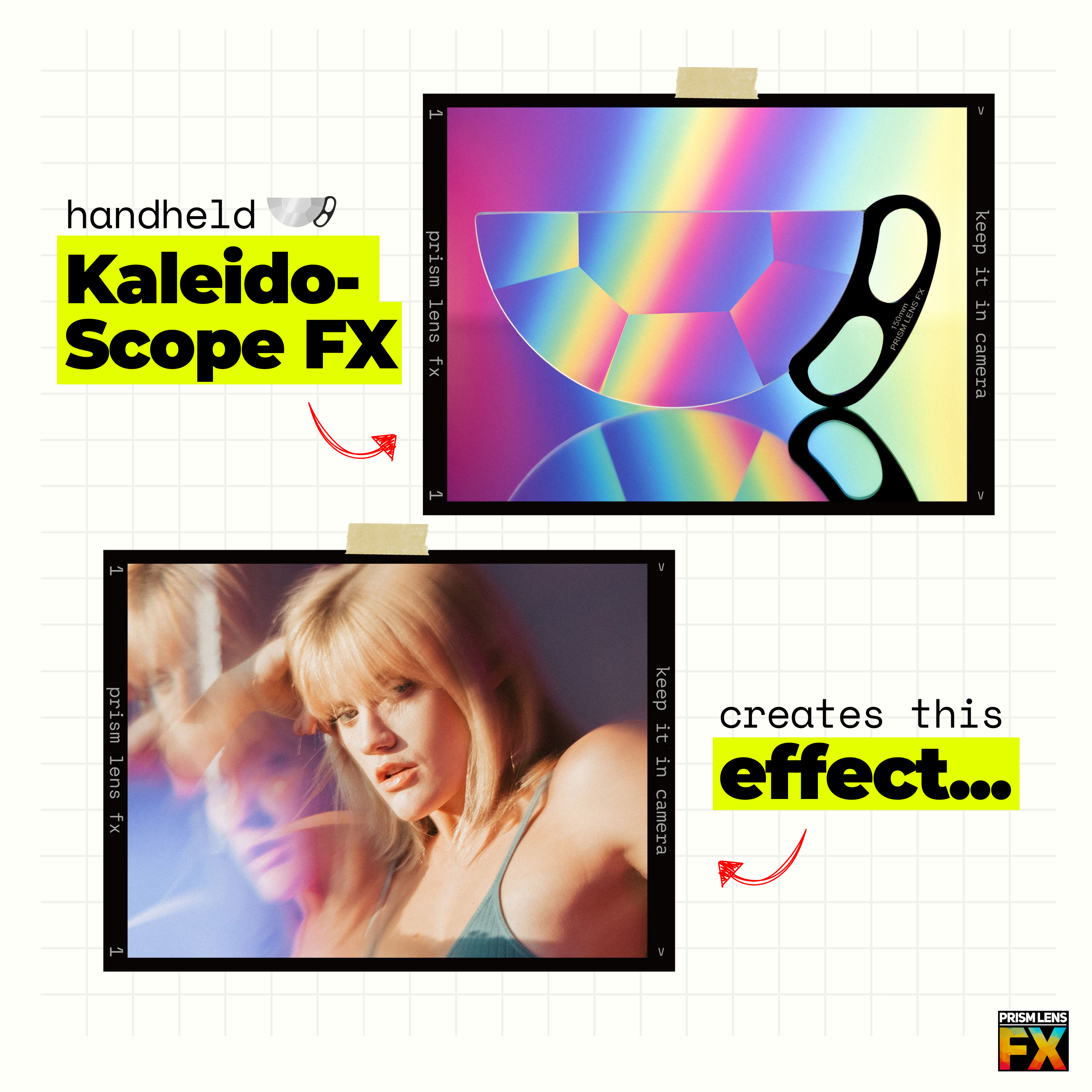 Handheld Kaleidoscope FX Filter