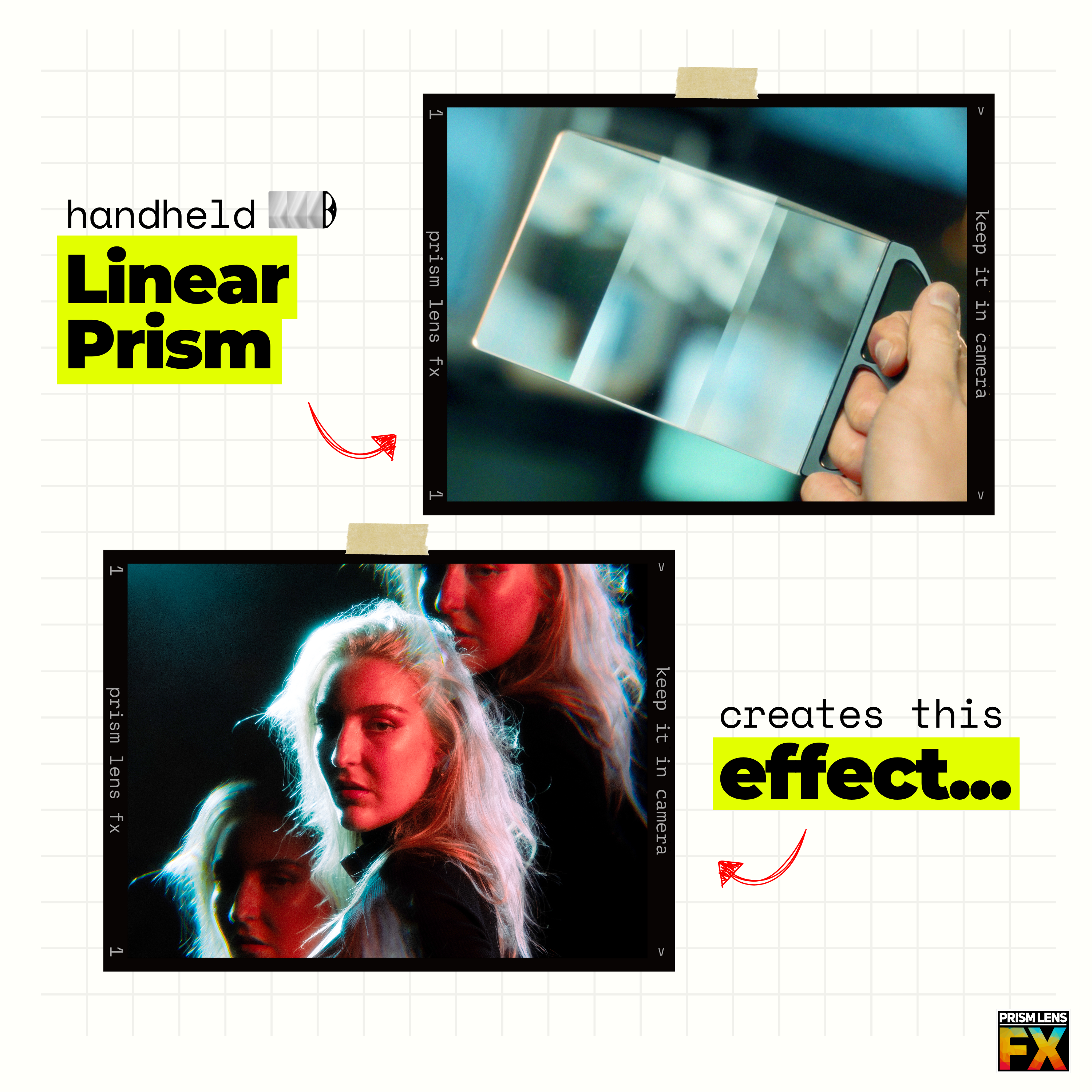 Handheld Linear Prism