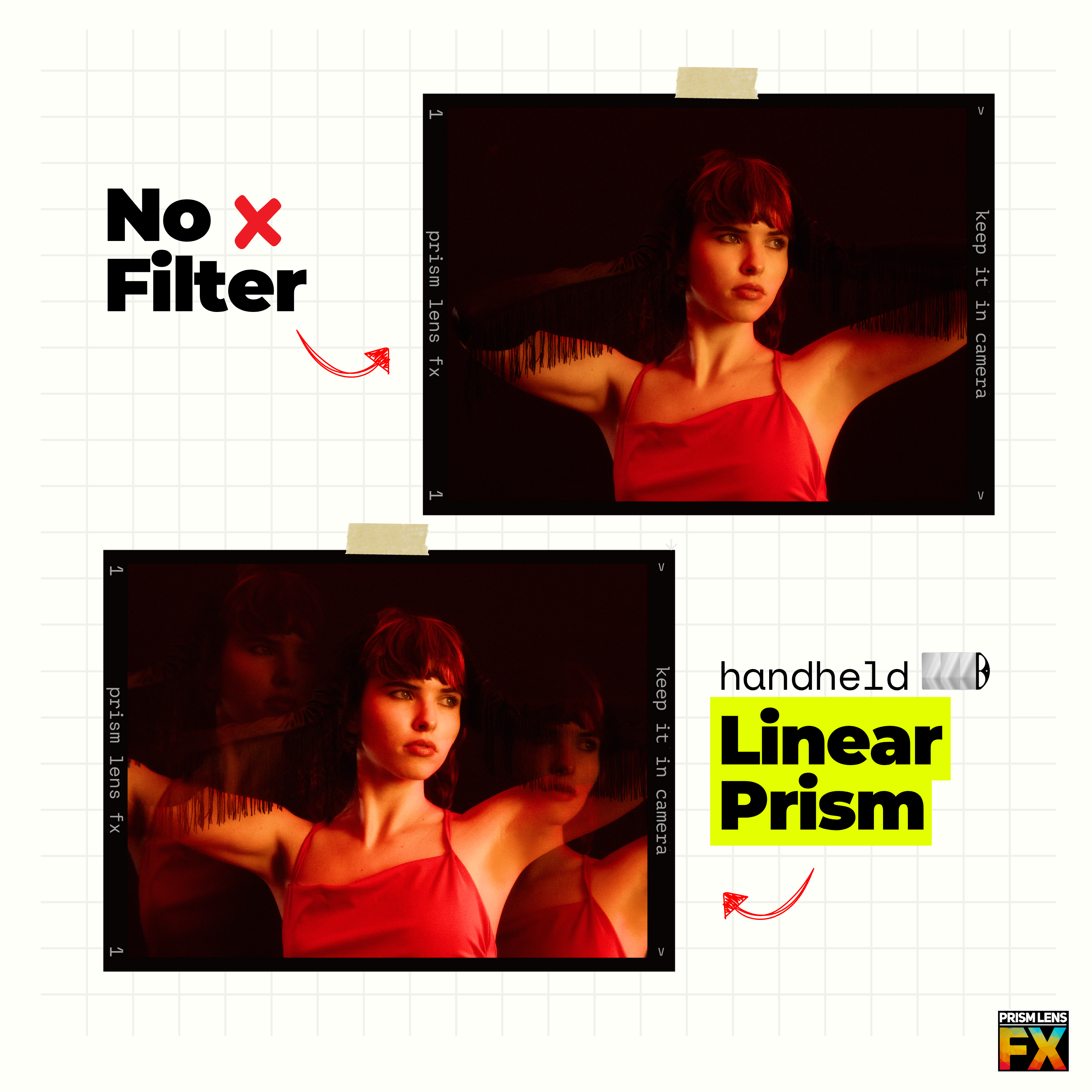 Handheld Linear Prism