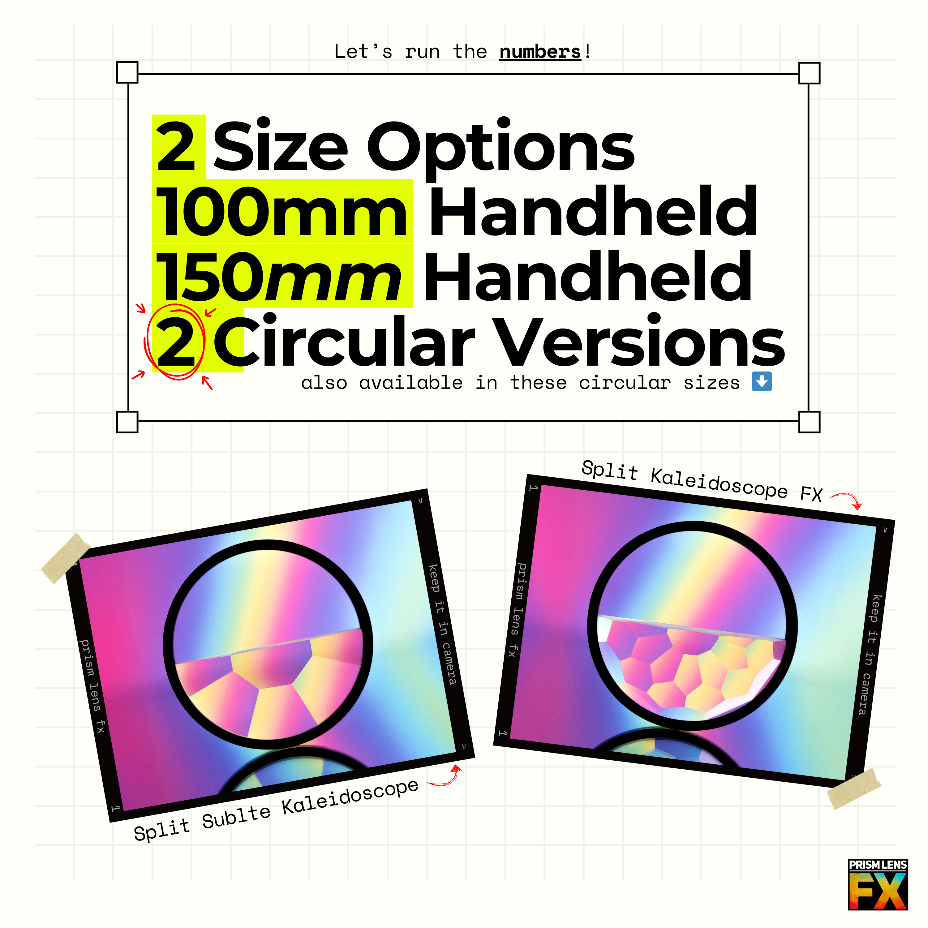 Handheld Kaleidoscope FX Filter